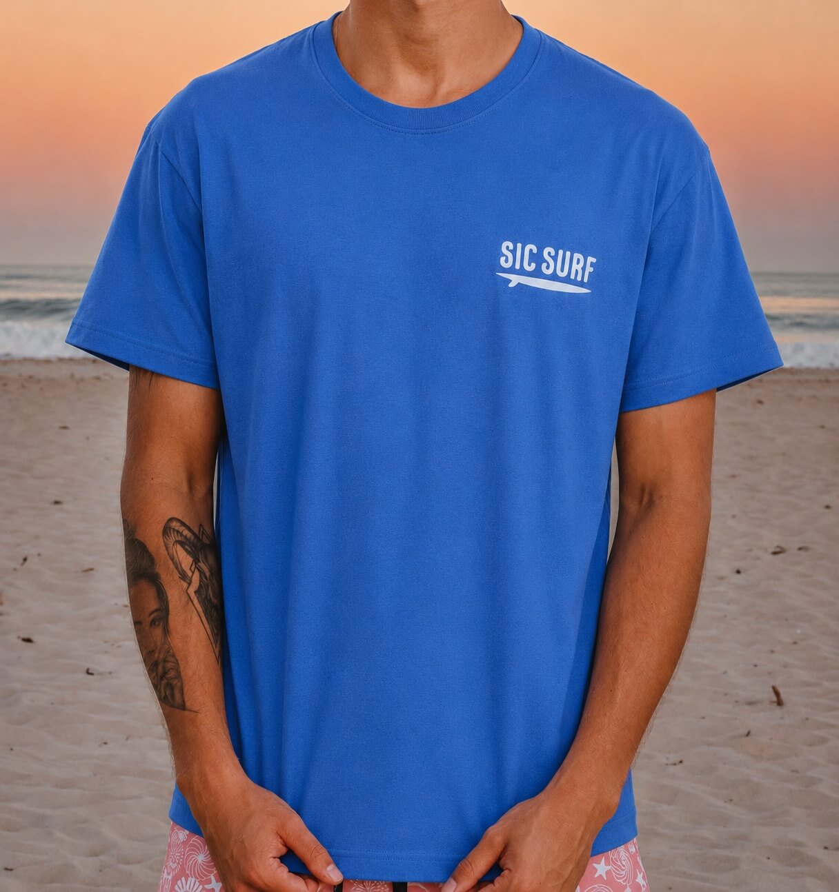 SIC SURF Men's Classic T-Shirt — Blue