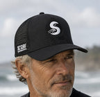 SIC SURF Classic Cap — Black Mesh