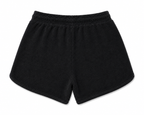 Women's Terry Towelling Shorts - Black