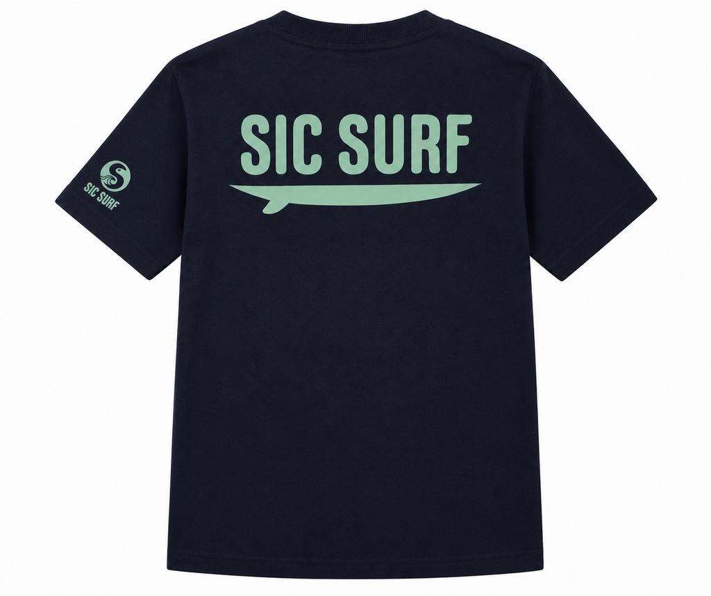 SIC SURF Kids Classic T-Shirt — Black