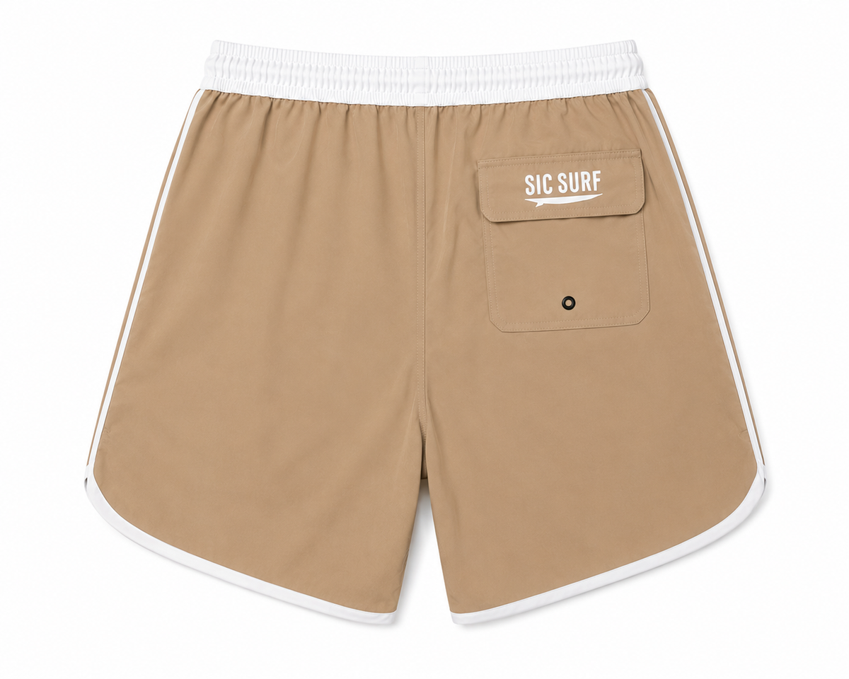Casual 4 Way Stretch Shorts - Sand
