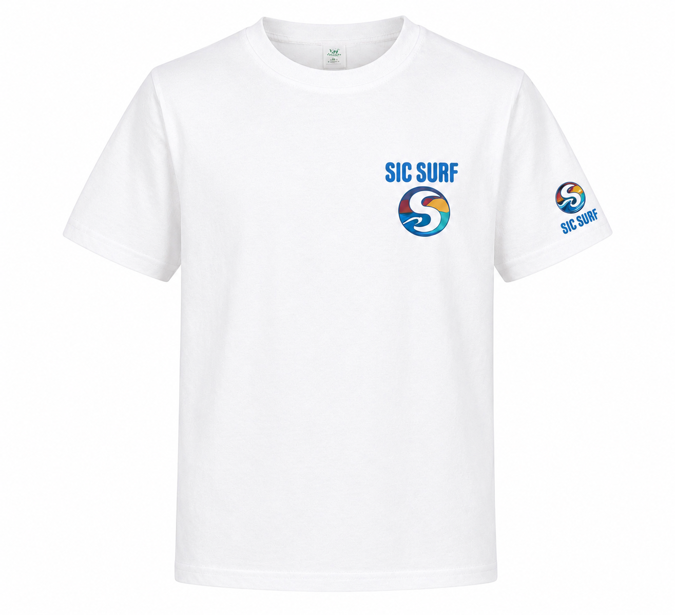 SIC SURF Kids Classic T-Shirt — White