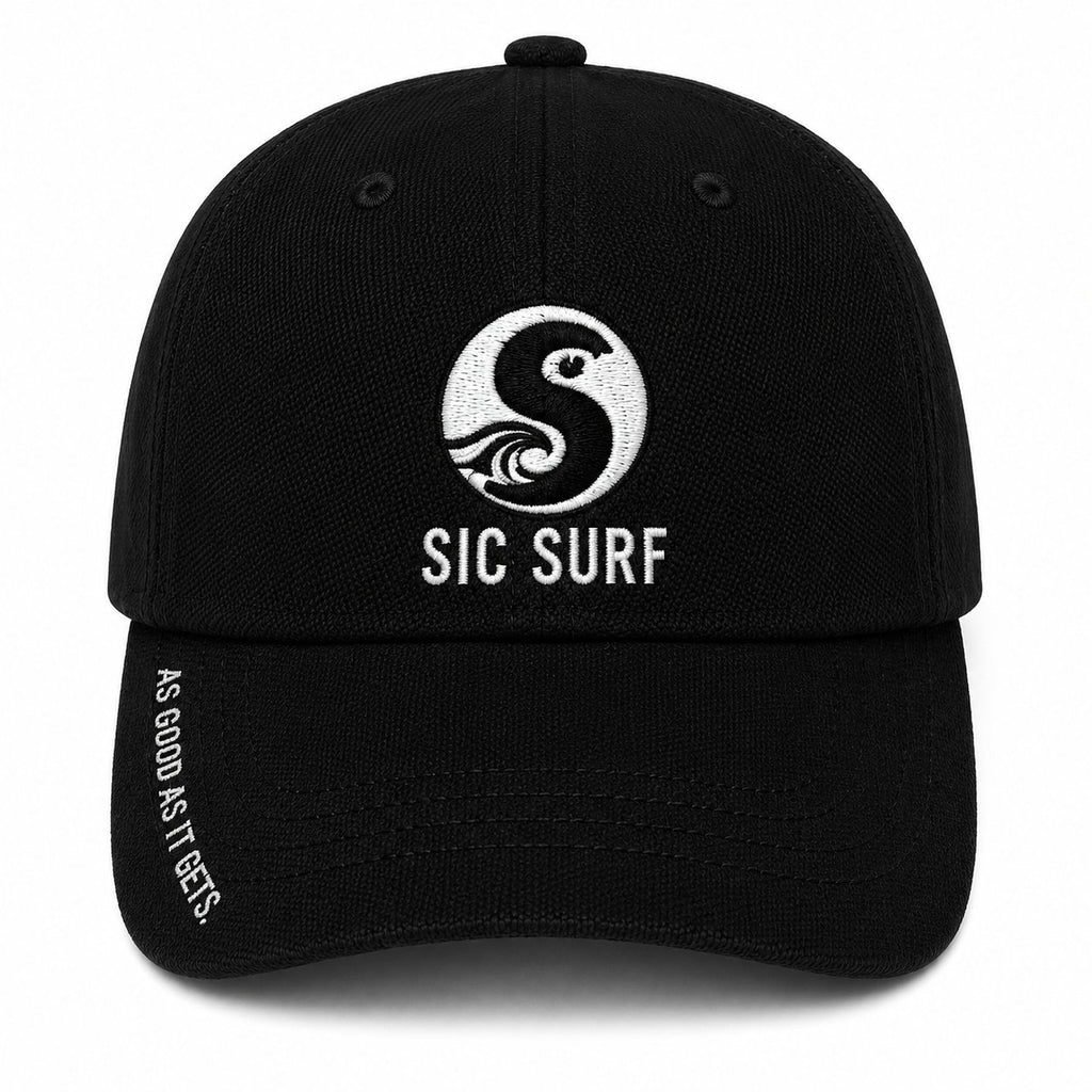 SIC SURF Classic Cap — Black