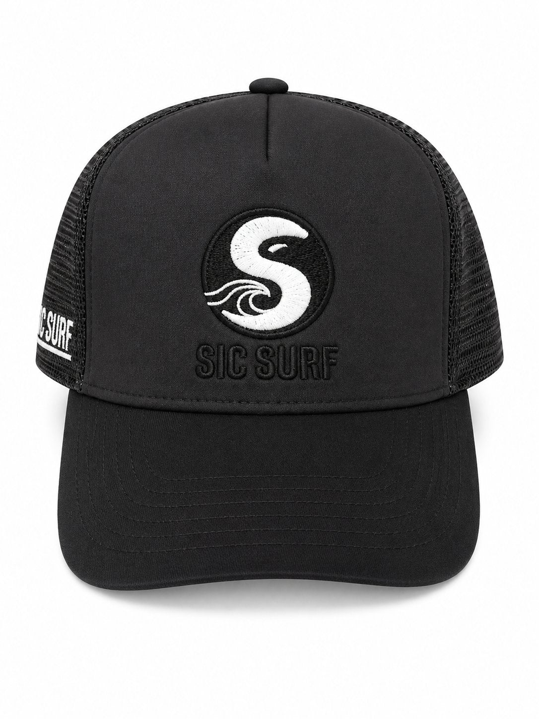 SIC SURF Classic Cap — Black Mesh