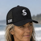 SIC SURF Classic Cap — Black Mesh