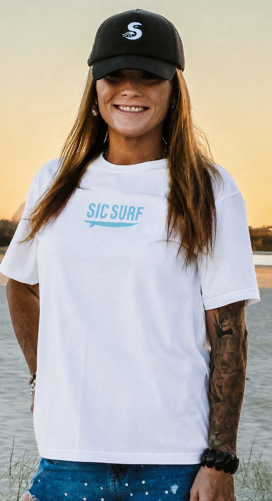 SIC SURF Women's Classic T-Shirt — White