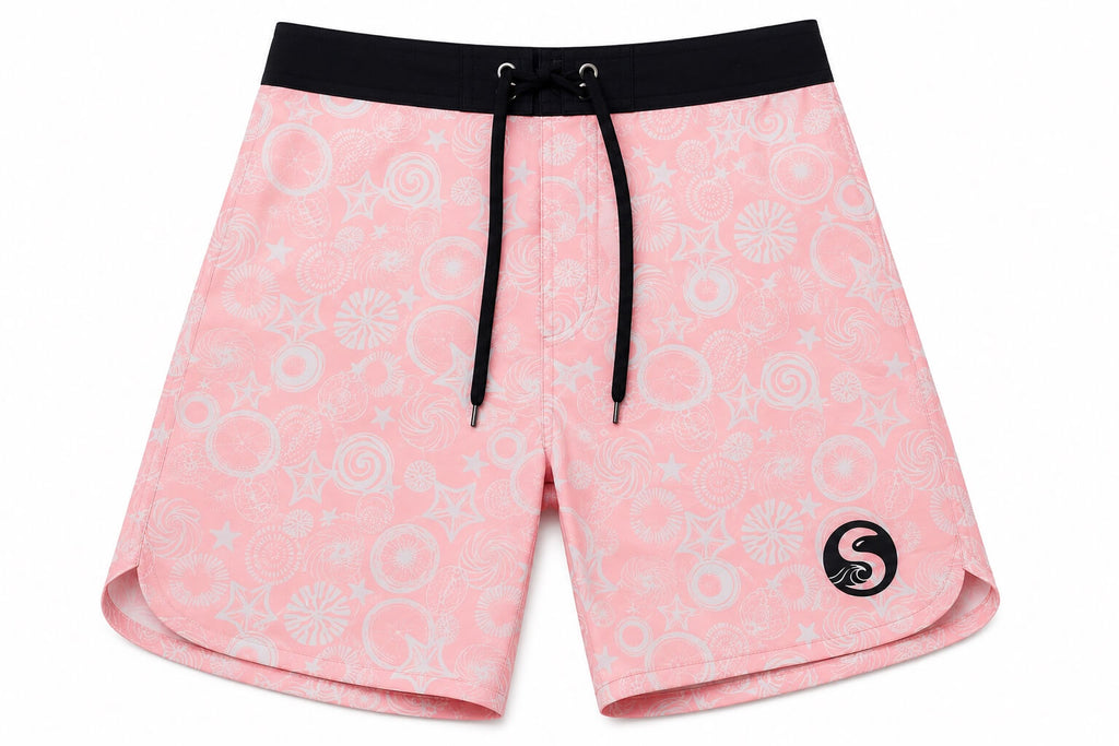 SIC SURF 4 Way Stretch Boardshorts — Reef Shell