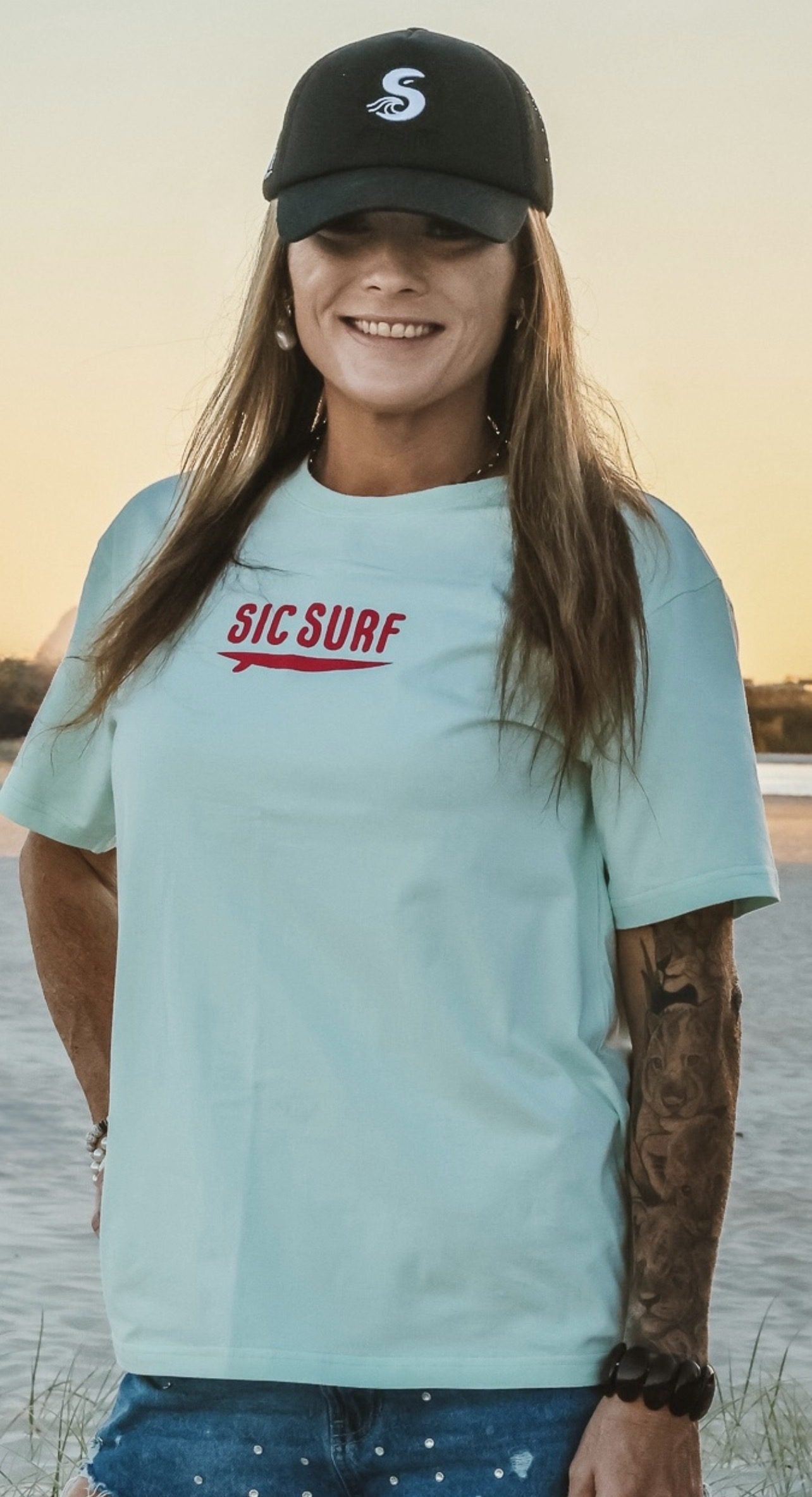 SIC SURF Women's Classic T-Shirt — Green