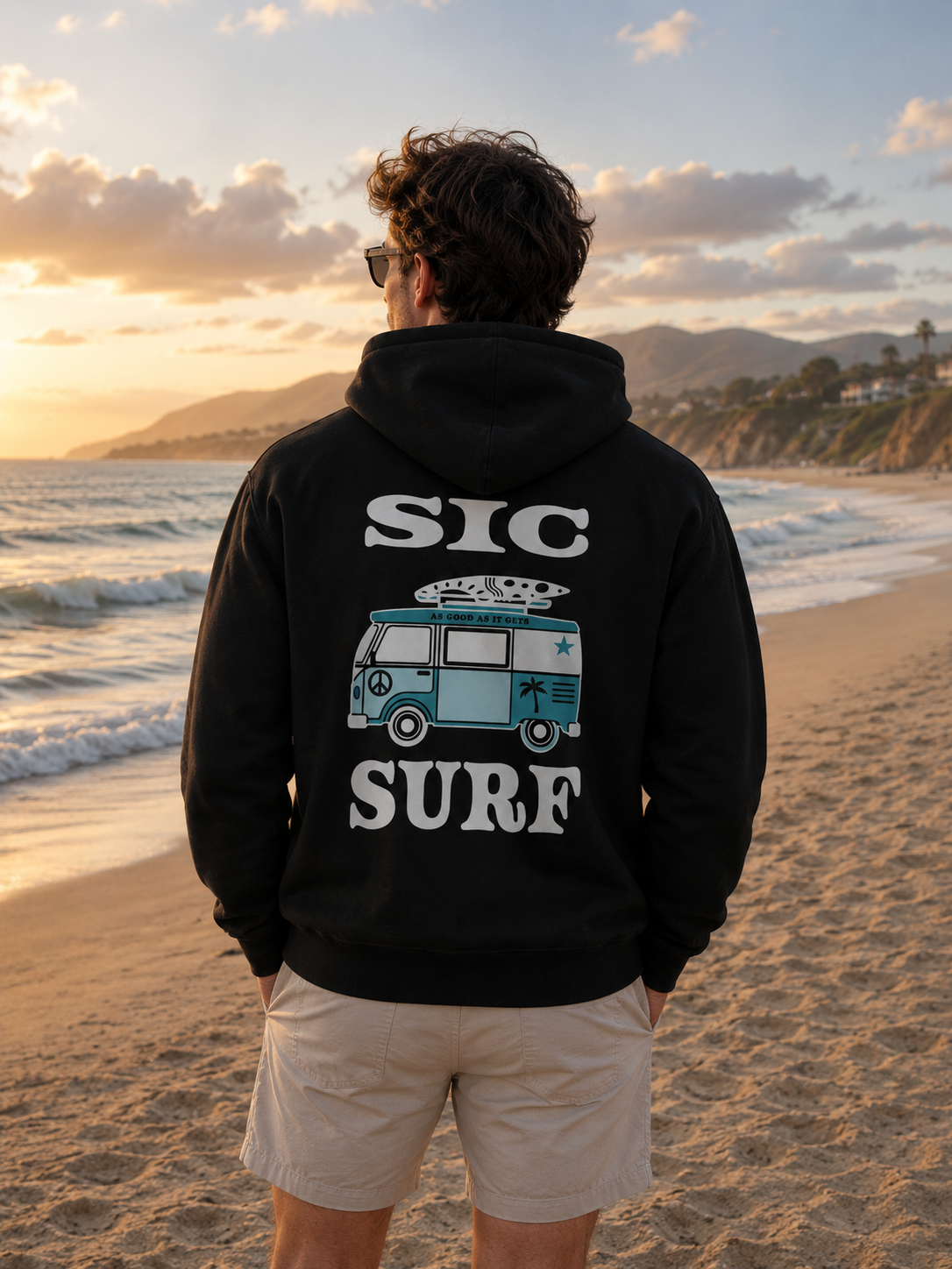 Kombi Cruiser Hoodie - Black  (Limited Release)