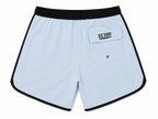 Casual 4 Way Stretch Shorts - Pale Blue/Black
